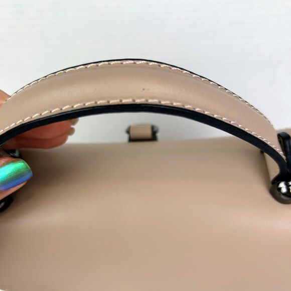 Luana Ferracuti Backpack Purse Convertible Straps Top Handle Italian Leather Bag - Picture 12 of 12